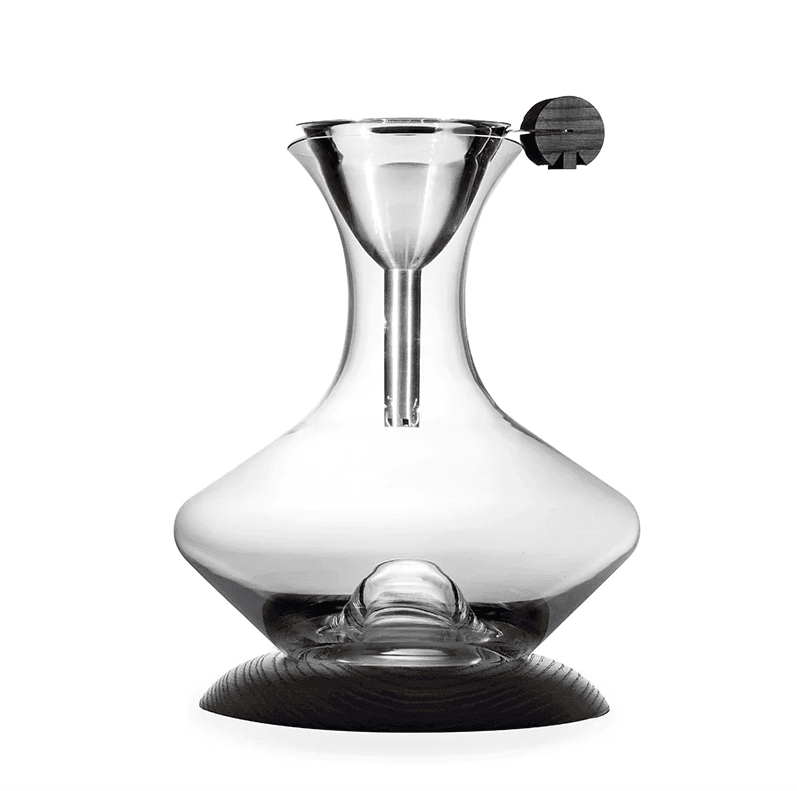 Legnoart Optimun Decanter Set with Ashwood Base