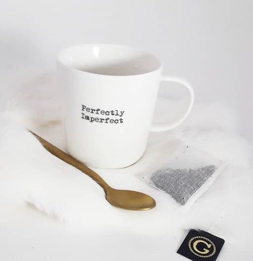 "Perfectly Imperfect" Coffee mug