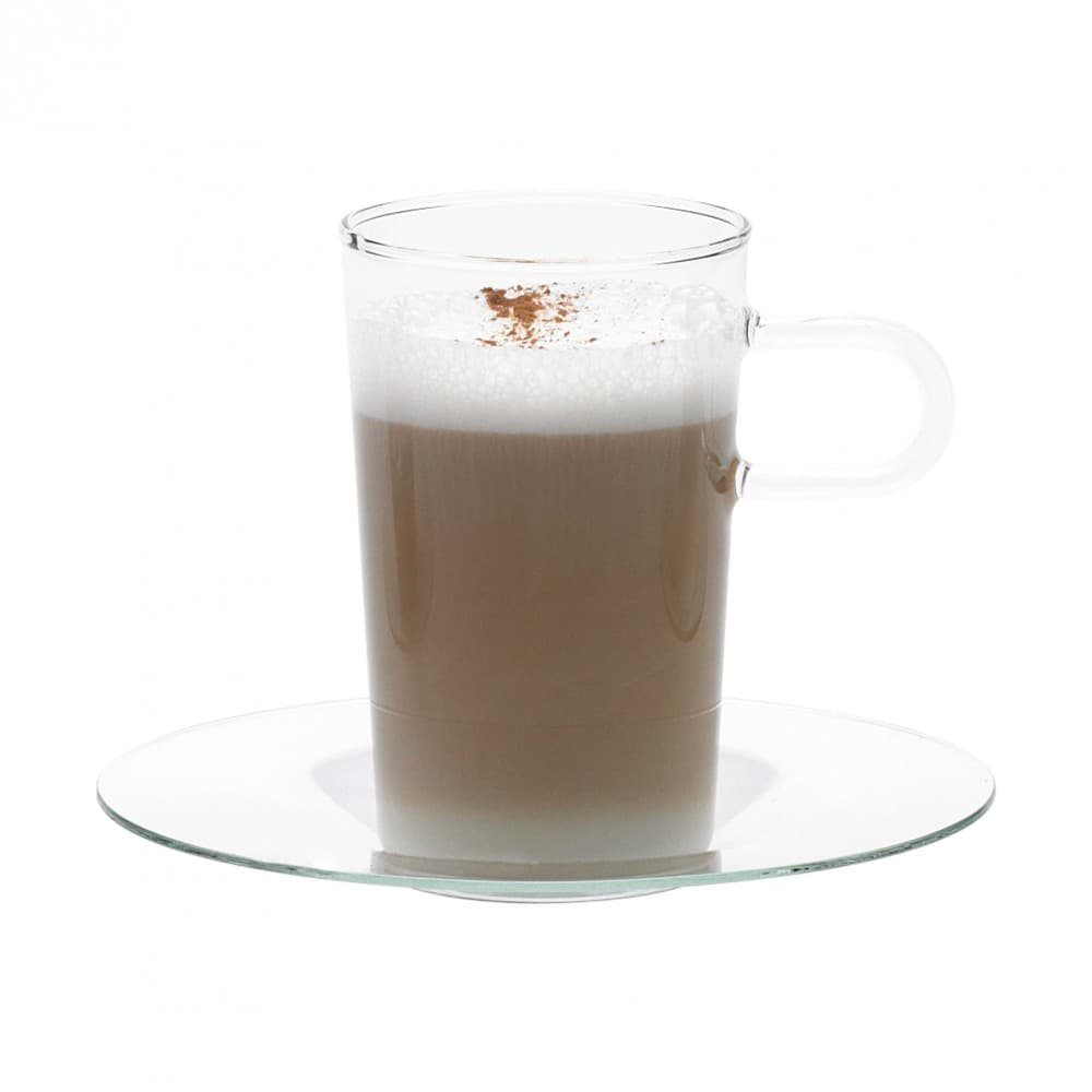 Costa II Glass and Saucer Set of 2