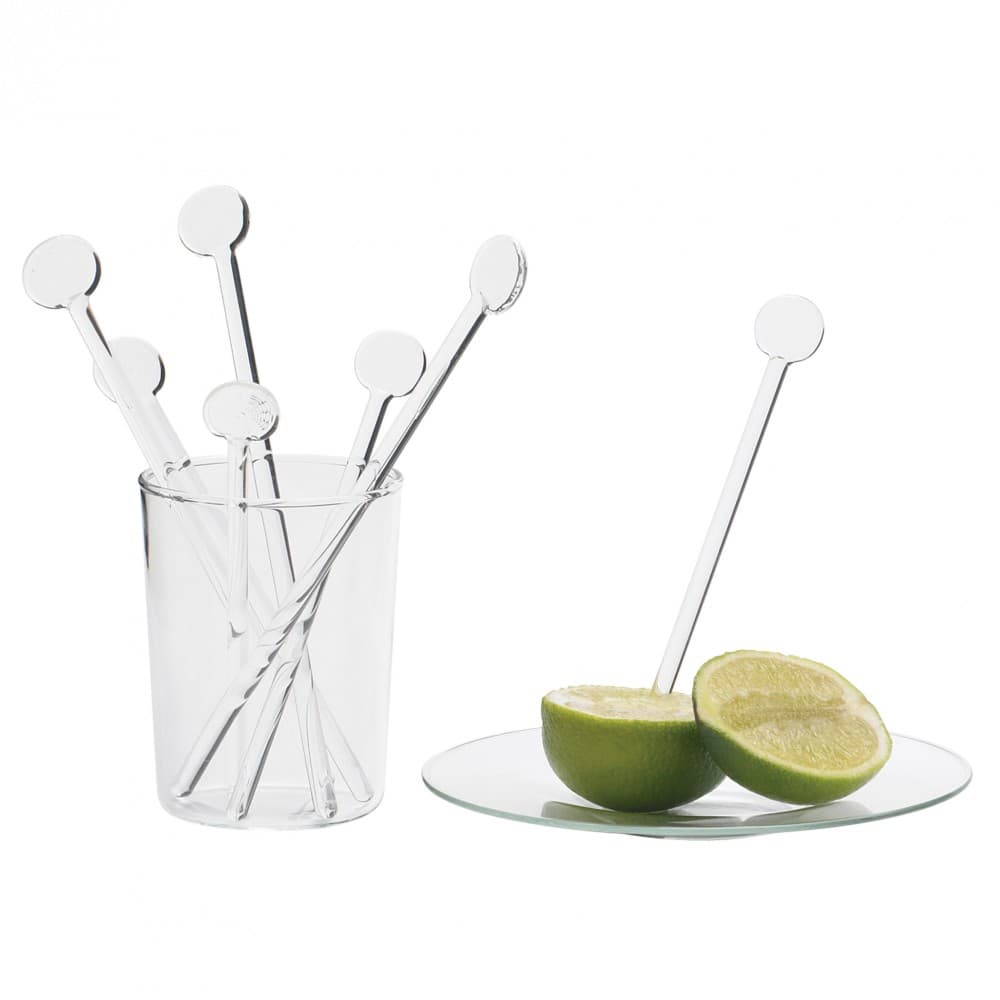 GLASS STIRRER 7 in - 6 PCS