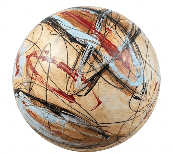 Sphere of Color from the Collection Named "Animal Instinct"